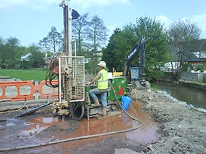 Trial pitting/trenching by hand or mechanical excavator