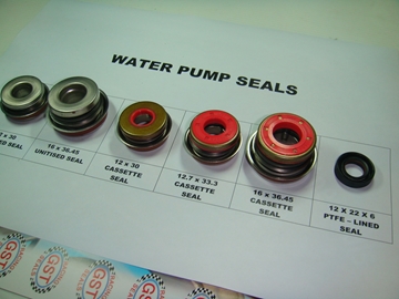 Bespoke Water Pump Seals