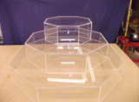 Octagon Shaped Display Cases