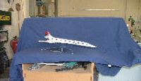 Model Concorde Display Stand