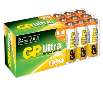 GP Batteries Ultra Alkaline AA Box of 24
