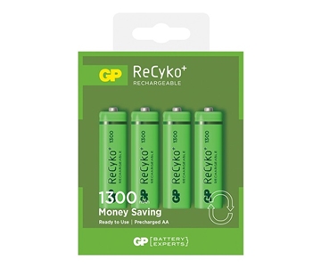 GP Batteries ReCyko+ Rechargeable AA Batteries 