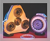 Pneumatic actuated clutches