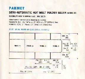 2540MM Pakmet Semi Auto Gluer