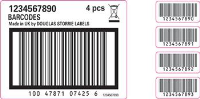 Inkjet Printed Barcode Labels