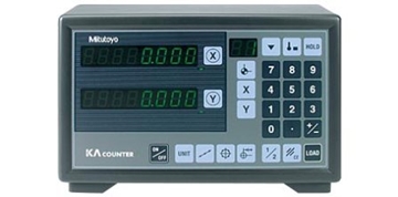 Mitutoyo Digital readout counter console with 15 pin d Type linear scale connectors