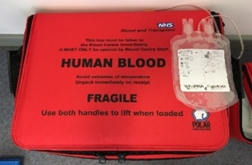NHS Blood Bags