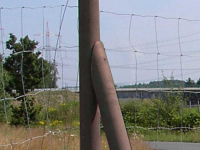 Reinforced Recycled Mixed Plastic Round Post 