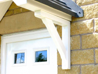 Pair of Recycled Plastic Porch Gallows Brackets 
