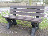 Irwell 3 seater garden bench