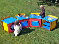 Children's Outdoor Play Kitchen Set 