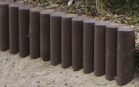 Recycled Mixed Plastic Palisade without Point 60mm dia