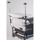 QA3 Patient Trolley Monitor Shelf Transfusion Poles Only