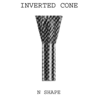 Inverted Cone Carbide Burrs - Pointed (N-Shape)