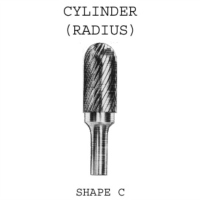 Cylinder Carbide Burrs - Radius (C-Shape)