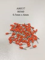 0.5mm x 8mm Orange Ferrule A00557/005617