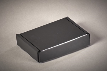 ECP 1079 Anti Static Conductive Black Correx Box 300 x 250 x 60mm