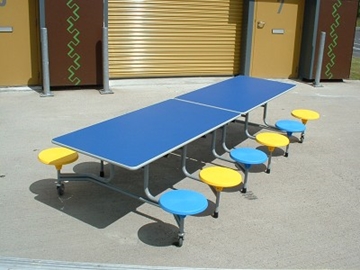 12 Seat School Dining Table