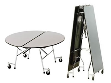 Mobile Folding School Dining Table