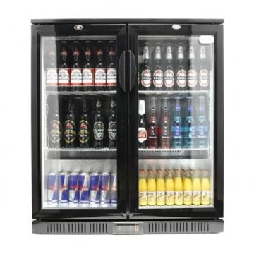 Cater-Cool ck0501LED Double Hinged Door Bottle Cooler With LED Lighting 