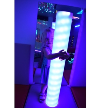 LED Light Lustre Tube with Modular Seat