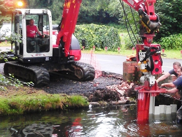 Plastic Sheet Piling Installation Services