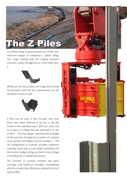 Specialist Supplier of THE Z Piles