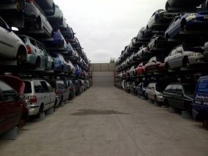 Scrap Car Storage Racking