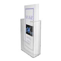 LW4: Wall mounted leaflet dispensers (brochure holders) - injection moulded