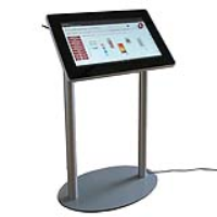 MF10: PCAP touch screen on podium stand