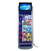 MF2: Sign stand with media screen