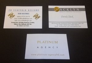 Digitally Printed Business Cards