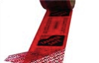Tamper Evident Tape Red - Printed