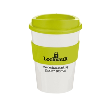 Thermal Mug with Lime Green Lid