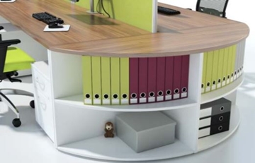 Bench Desks with Cupboards