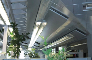 Ecoline Exhibition Hall Heating Panels