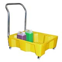66 Litre Oil or Chemical Spill Tray Trolley