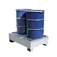 2 Drum Steel Spill Containment Pallet