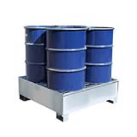 4 Drum Steel Spill Containment Pallet