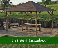 Wooden Garden Gazebos