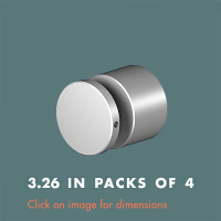 3.26 Panel Support (sold in packs of 4) Satin Polished Stainless Steel