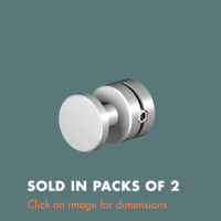 15.23 Panel Support (sold in packs of 2) Satin Polished Stainless Steel