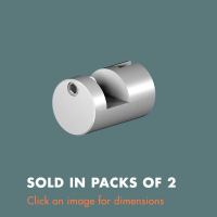 3.22 Picture Hook (sold in packs of 2) Mirror Polished Stainless Steel