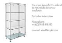 SSG002.1000 Glass Display Cabinet - Non-Illuminated 