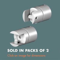 15.30 Swivel Grip for Shelves/Panels (sold in packs of 2) Mirror Polished Stainless Steel