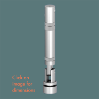 T15.3 Tensioner and Base Fixing for Track Satin Anodised Aluminium