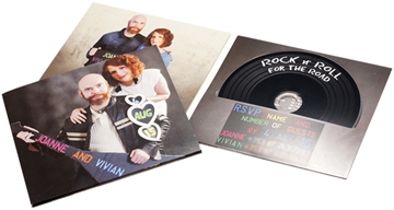 CD Printing - Printed Card 4-Page Slit Wallets