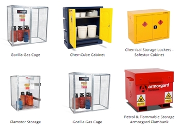 Flammable Storage Cabinets and Petrol Tanks