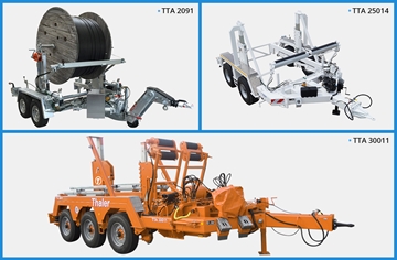 Thaler Cable Drum Trailers