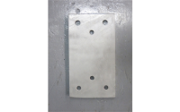 A053 Steel Back Plate 450x250x15mm 15 kg
